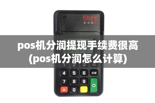 pos机分润提现手续费很高(pos机分润怎么计算)