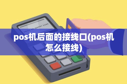 pos机后面的接线口(pos机怎么接线)