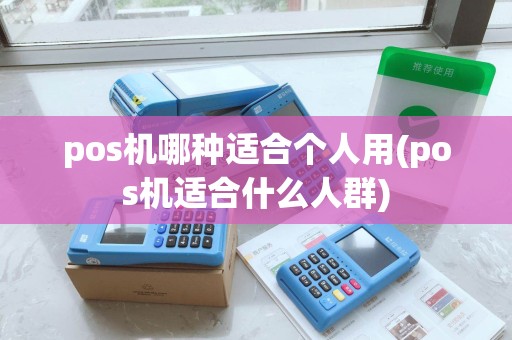 pos机哪种适合个人用(pos机适合什么人群)