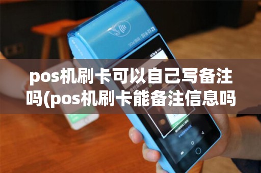 pos机刷卡可以自己写备注吗(pos机刷卡能备注信息吗)