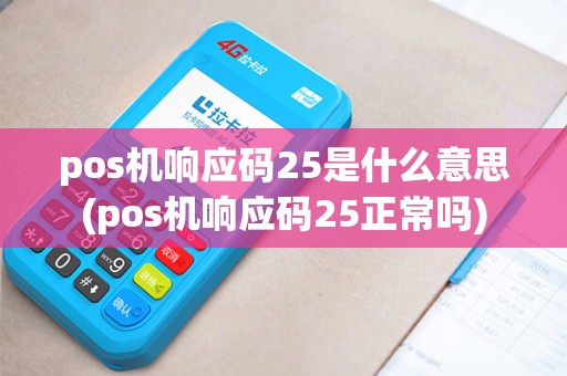 pos机响应码25是什么意思(pos机响应码25正常吗)
