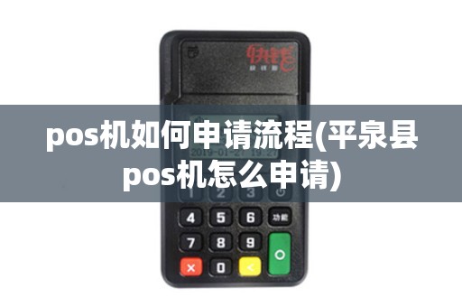 pos机如何申请流程(平泉县pos机怎么申请)