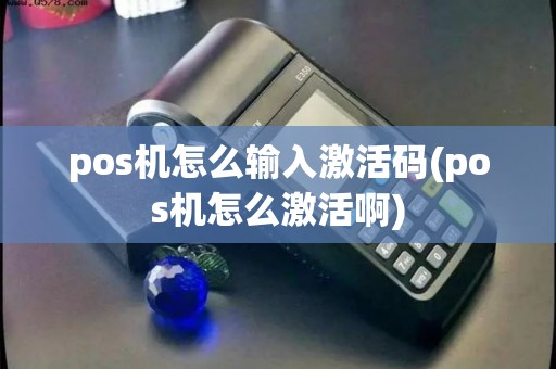 pos机怎么输入激活码(pos机怎么激活啊)
