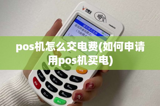 pos机怎么交电费(如何申请用pos机买电)