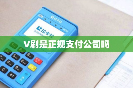 V刷是正规支付公司吗