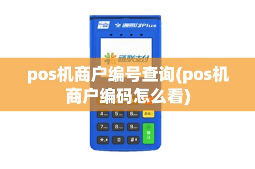 pos机商户编号查询(pos机商户编码怎么看)