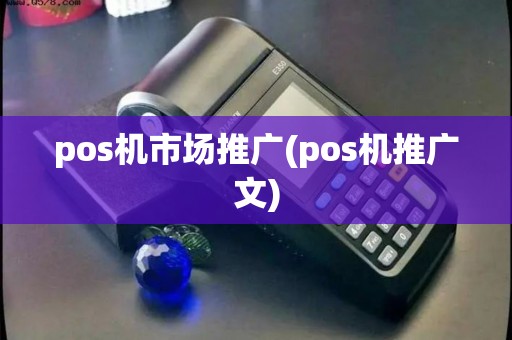 pos机市场推广(pos机推广文)