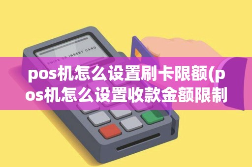 pos机怎么设置刷卡限额(pos机怎么设置收款金额限制)