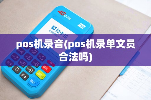 pos机录音(pos机录单文员合法吗)