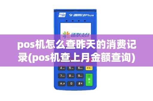 pos机怎么查昨天的消费记录(pos机查上月金额查询)