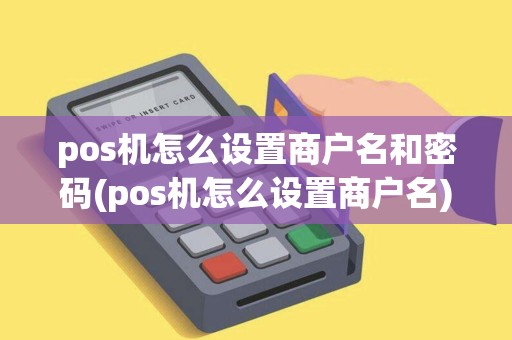 pos机怎么设置商户名和密码(pos机怎么设置商户名)
