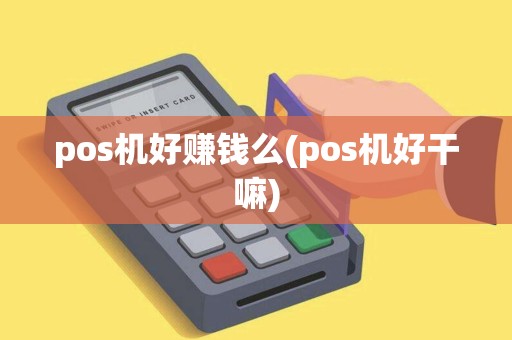 pos机好赚钱么(pos机好干嘛)