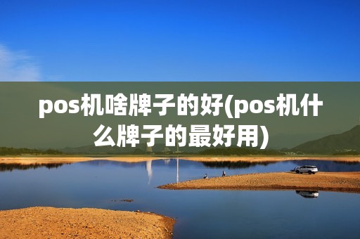 pos机啥牌子的好(pos机什么牌子的最好用)