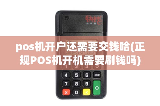 pos机开户还需要交钱哈(正规POS机开机需要刷钱吗)