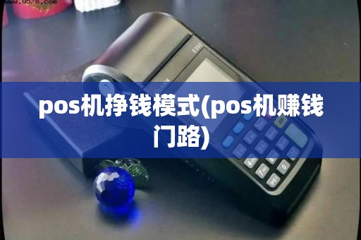 pos机挣钱模式(pos机赚钱门路)