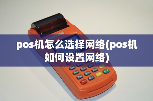 pos机怎么选择网络(pos机如何设置网络)