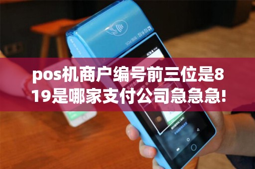 pos机商户编号前三位是819是哪家支付公司急急急!