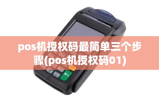 pos机授权码最简单三个步骤(pos机授权码01)