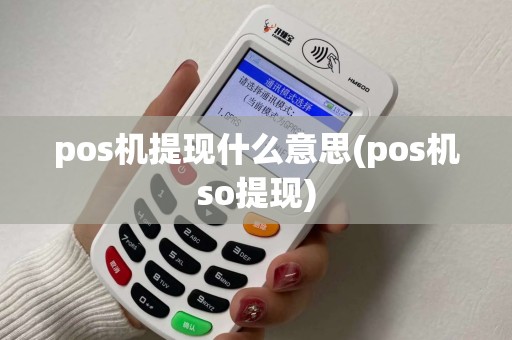 pos机提现什么意思(pos机so提现)