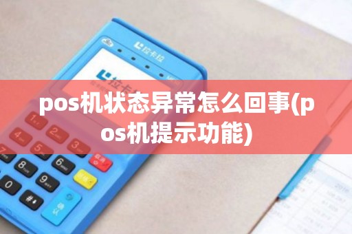 pos机状态异常怎么回事(pos机提示功能)