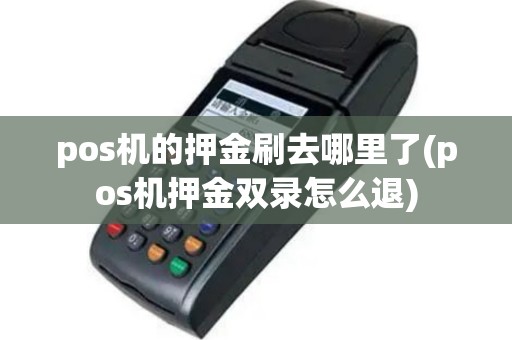 pos机的押金刷去哪里了(pos机押金双录怎么退)