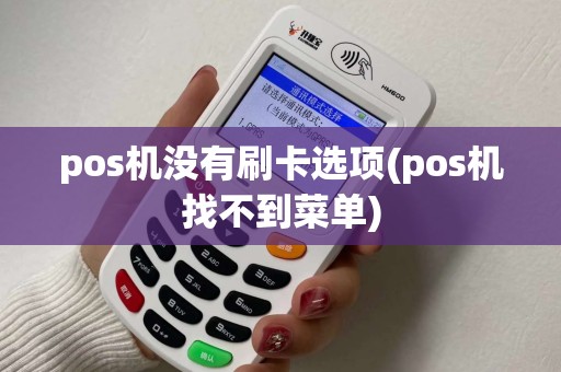 pos机没有刷卡选项(pos机找不到菜单)
