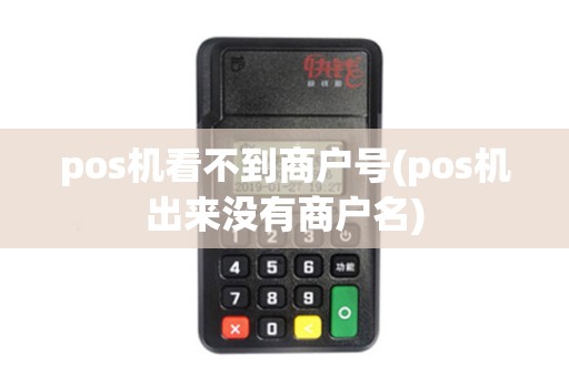 pos机看不到商户号(pos机出来没有商户名)