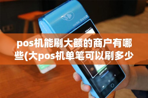 pos机能刷大额的商户有哪些(大pos机单笔可以刷多少)