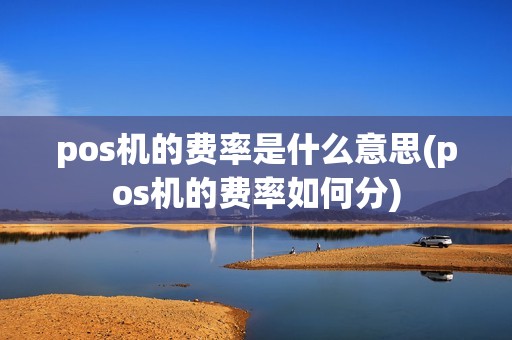 pos机的费率是什么意思(pos机的费率如何分)