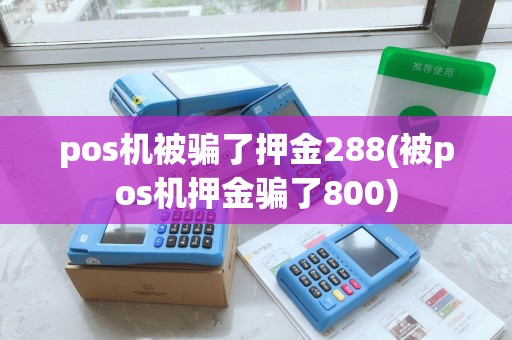 pos机被骗了押金288(被pos机押金骗了800)