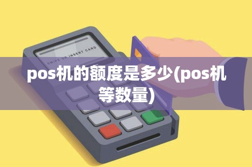 pos机的额度是多少(pos机等数量)