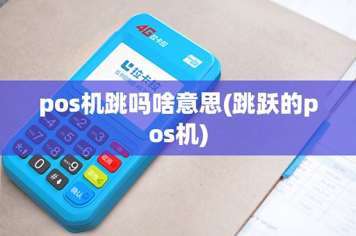 pos机跳吗啥意思(跳跃的pos机)