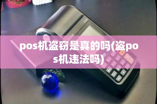 pos机盗窃是真的吗(盗pos机违法吗)