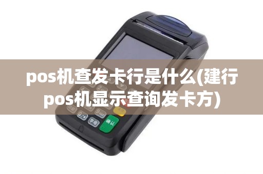 pos机查发卡行是什么(建行pos机显示查询发卡方)