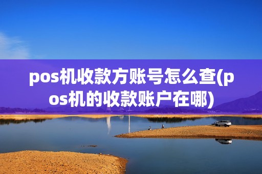 pos机收款方账号怎么查(pos机的收款账户在哪)