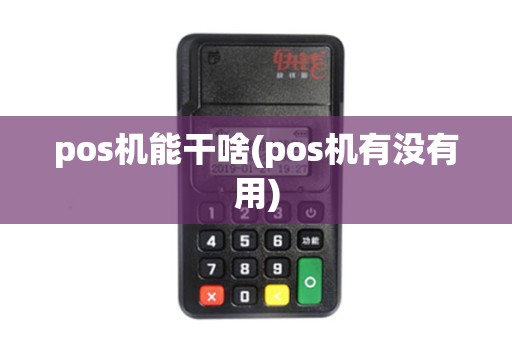 pos机能干啥(pos机有没有用)