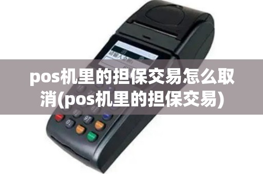 pos机里的担保交易怎么取消(pos机里的担保交易)