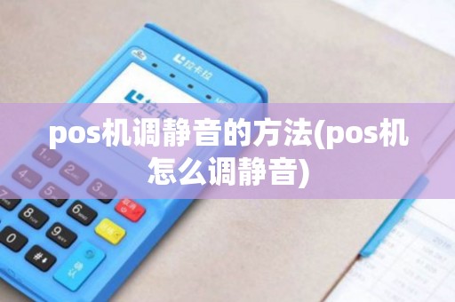 pos机调静音的方法(pos机怎么调静音)
