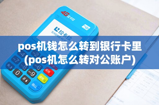 pos机钱怎么转到银行卡里(pos机怎么转对公账户)