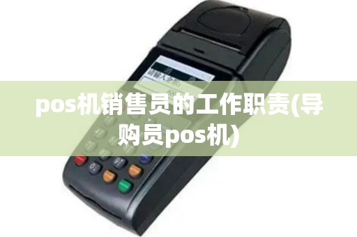 pos机销售员的工作职责(导购员pos机)