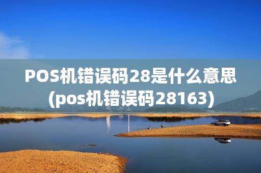 POS机错误码28是什么意思(pos机错误码28163)