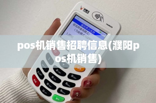 pos机销售招聘信息(濮阳pos机销售)