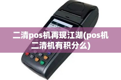二清pos机再现江湖(pos机二清机有积分么)
