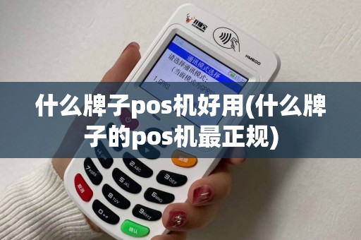 什么牌子pos机好用(什么牌子的pos机最正规)