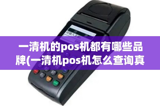 一清机的pos机都有哪些品牌(一清机pos机怎么查询真伪)