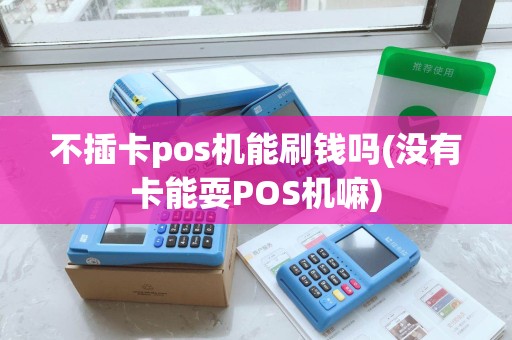 不插卡pos机能刷钱吗(没有卡能耍POS机嘛)