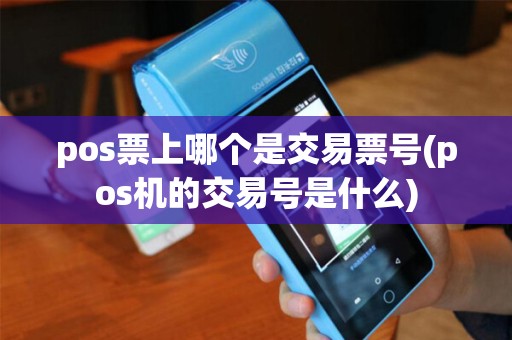 pos票上哪个是交易票号(pos机的交易号是什么)