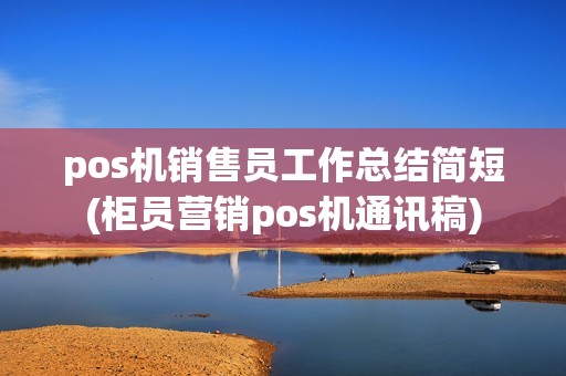 pos机销售员工作总结简短(柜员营销pos机通讯稿)