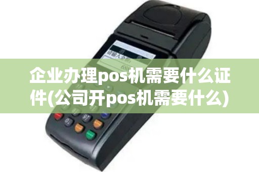 企业办理pos机需要什么证件(公司开pos机需要什么)
