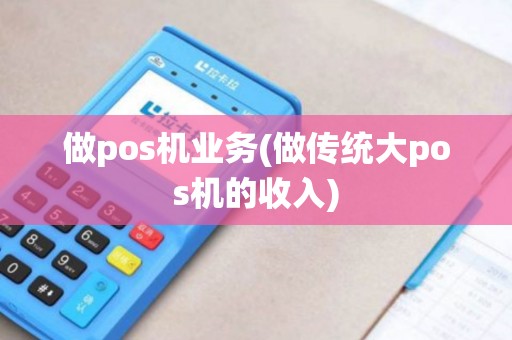 做pos机业务(做传统大pos机的收入)